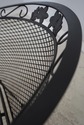 F68566: RUSSEL WOODWARD Wrought Iron Table & 4 Cha