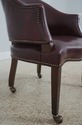 73161: CLASSIC Mahogany Burgundy Leather Barrel Ba