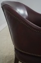 73161: CLASSIC Mahogany Burgundy Leather Barrel Ba
