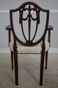L72958: Set of 8 KINDEL Mahogany Shield Back Dinin