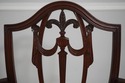 L72958: Set of 8 KINDEL Mahogany Shield Back Dinin
