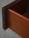 L73166: HENREDON Rustic Finish 2 Drawer Serving Ta