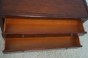 L73166: HENREDON Rustic Finish 2 Drawer Serving Ta