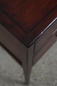 L73166: HENREDON Rustic Finish 2 Drawer Serving Ta