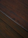 L73166: HENREDON Rustic Finish 2 Drawer Serving Ta
