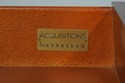 L73166: HENREDON Rustic Finish 2 Drawer Serving Ta