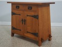 72358: STICKLEY Arts & Crafts Oak Roycroft Server