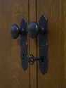 72358: STICKLEY Arts & Crafts Oak Roycroft Server
