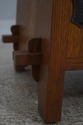 72358: STICKLEY Arts & Crafts Oak Roycroft Server