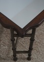 72705: BAKER Bamboo Form Iron Base Coffee Table 