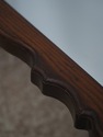 72705: BAKER Bamboo Form Iron Base Coffee Table 