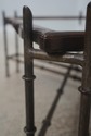 72705: BAKER Bamboo Form Iron Base Coffee Table 