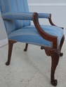 72394: BAKER Georgian Style Carved Mahogany Librar