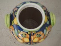 F73117: MAJOLICA Large Italian Lemon & Leaf Vase w