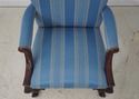 72394: BAKER Georgian Style Carved Mahogany Librar