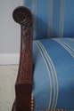 72394: BAKER Georgian Style Carved Mahogany Librar