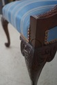 72394: BAKER Georgian Style Carved Mahogany Librar
