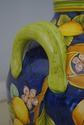 F73117: MAJOLICA Large Italian Lemon & Leaf Vase w