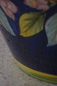 F73117: MAJOLICA Large Italian Lemon & Leaf Vase w