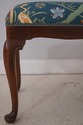 73170: Pair SCALAMANDRE Upholstered Queen Anne Sto