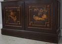 L73125: Antique Chinoiserie Decorated 2 Door China