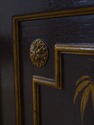 L73125: Antique Chinoiserie Decorated 2 Door China