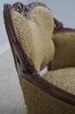 L73173: Pair French Louis XV Wide Seat Swan Carved
