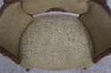 L73173: Pair French Louis XV Wide Seat Swan Carved