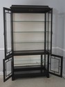 67485: HENKEL HARRIS Model 227 Black Curio Cabinet