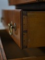 L72138: Vintage Bench Made Tiger Maple 4 Drawer Ba