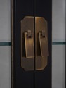 67485: HENKEL HARRIS Model 227 Black Curio Cabinet
