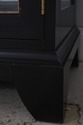 67485: HENKEL HARRIS Model 227 Black Curio Cabinet