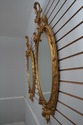 73104: Pair MIRROR FAIR Colonial Williamsburg Oval
