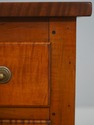 L72138: Vintage Bench Made Tiger Maple 4 Drawer Ba