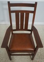 65966: STICKLEY Mission Oak Arts & Crafts Armchair