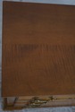 L72138: Vintage Bench Made Tiger Maple 4 Drawer Ba