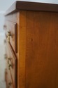 L72138: Vintage Bench Made Tiger Maple 4 Drawer Ba