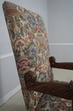 72508: Antique Italian Cherub Carved Frame Throne 