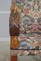 72508: Antique Italian Cherub Carved Frame Throne 