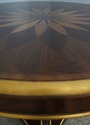 L72146: MAITLAND SMITH Round Inlaid Mahogany Cente