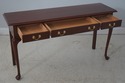 73175: HENKEL HARRIS Cherry 3 Drawer Sofa Table