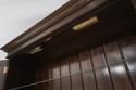 72744: STICKLEY Leaded Glass Cherry 2 Door Curio B