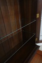 72744: STICKLEY Leaded Glass Cherry 2 Door Curio B