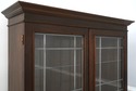 72744: STICKLEY Leaded Glass Cherry 2 Door Curio B