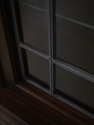 72744: STICKLEY Leaded Glass Cherry 2 Door Curio B