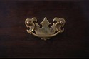 72744: STICKLEY Leaded Glass Cherry 2 Door Curio B