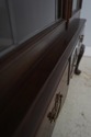 72744: STICKLEY Leaded Glass Cherry 2 Door Curio B