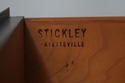 72744: STICKLEY Leaded Glass Cherry 2 Door Curio B