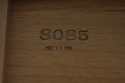 72744: STICKLEY Leaded Glass Cherry 2 Door Curio B