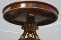 L72146: MAITLAND SMITH Round Inlaid Mahogany Cente
